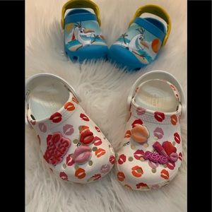 Crocs size 7 toddler will sell separate